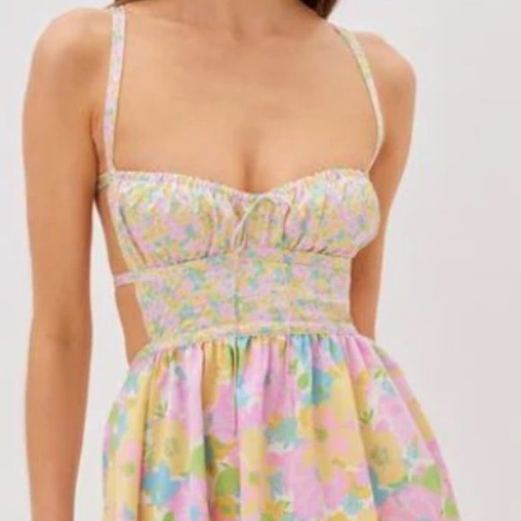 For Love & Lemons Brenda Floral Dress - Picture 3 of 5